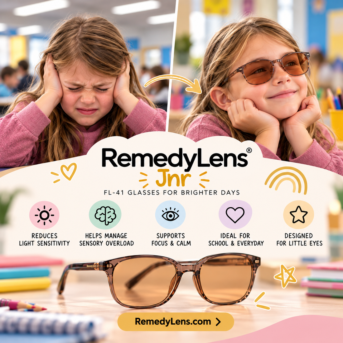 How FL-41 Lenses Can Be Used as a Sensory Tool for Children